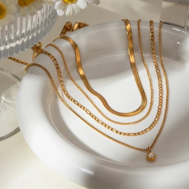 That Girl necklace stack